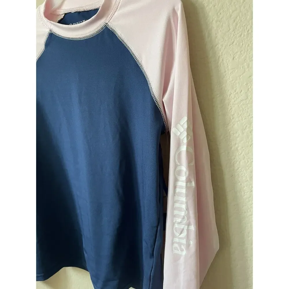 Columbia Omni Shade Sun Protection UPF 50 Long Sleeve Rash Guard Youth Size S 8